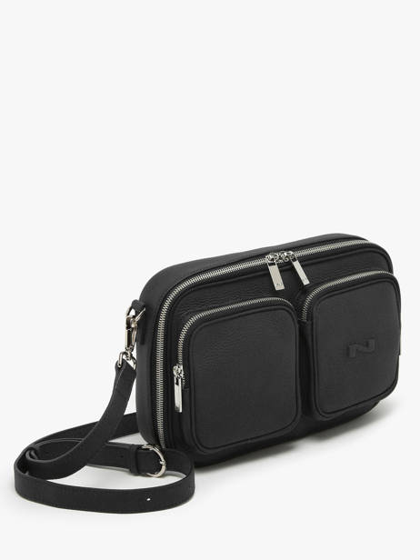 Cross Body Tas Racing Leder Nathan baume Zwart n city 28 ander zicht 2